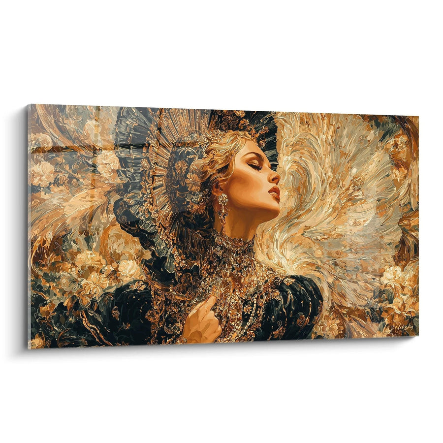 Tableau Femme Séraphine Noir - édition Gothique