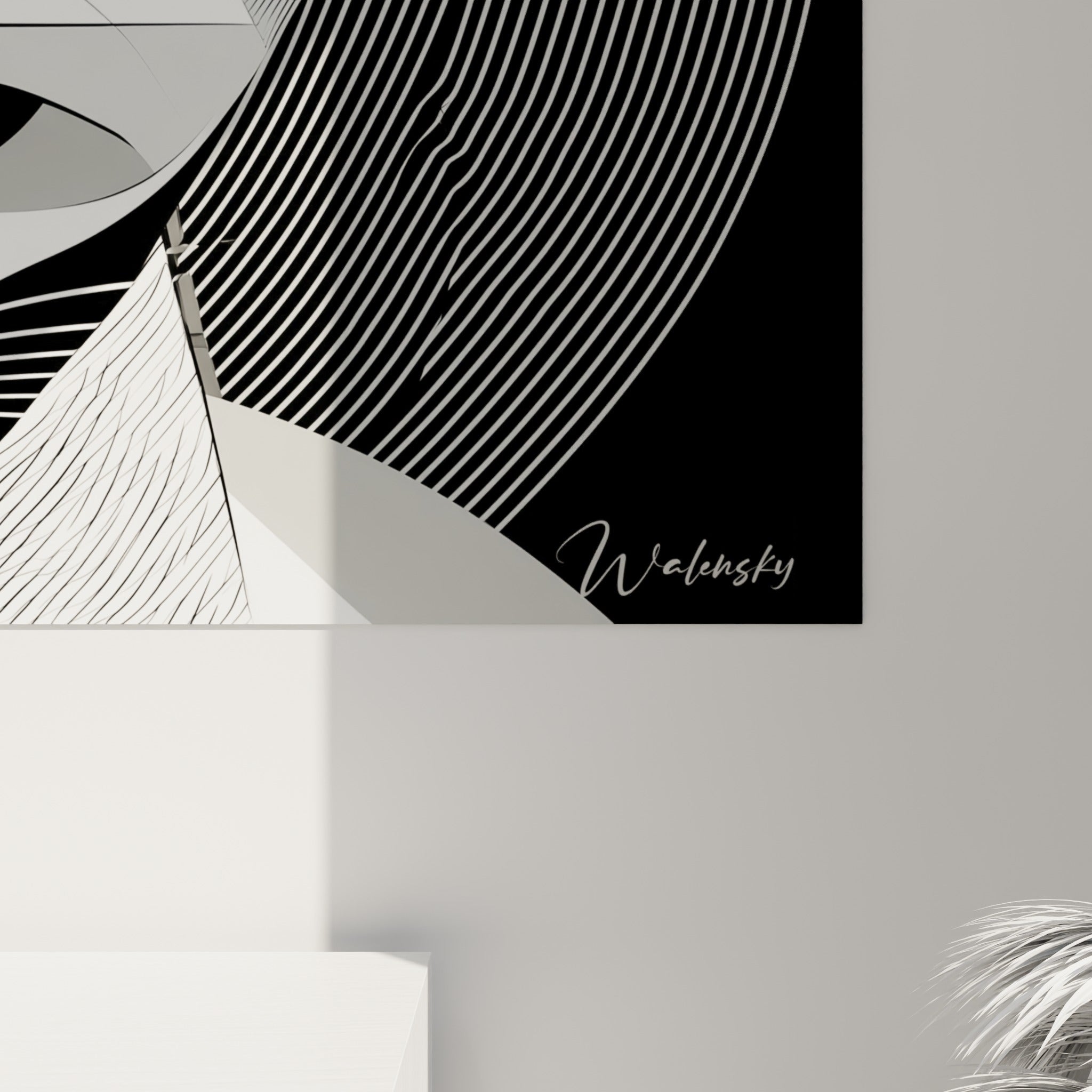 Détail des lignes fines blanches et grises du pelage du fennec, contraste marqué avec le fond noir