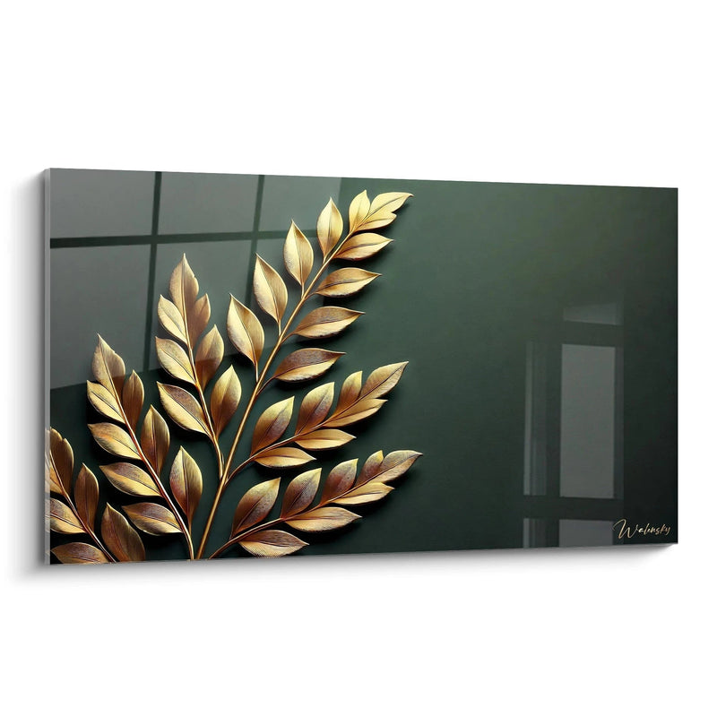 Quadro Foglie d'oro - Edizione Foglia d'oro Naturale