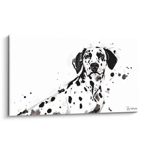 Cuadro Fidelidad Eterna Blanca - edición animales negro y blanco