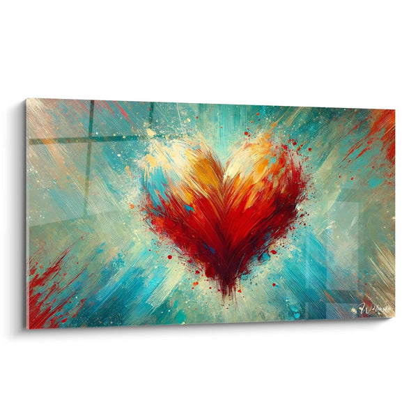 Cuadro Llama Interior - Edición Corazón Amor
