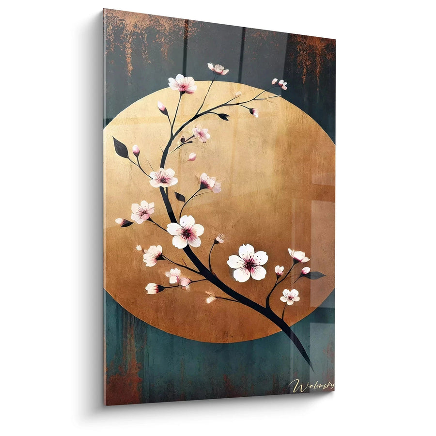 Moon Flower Painting - Zen Edition