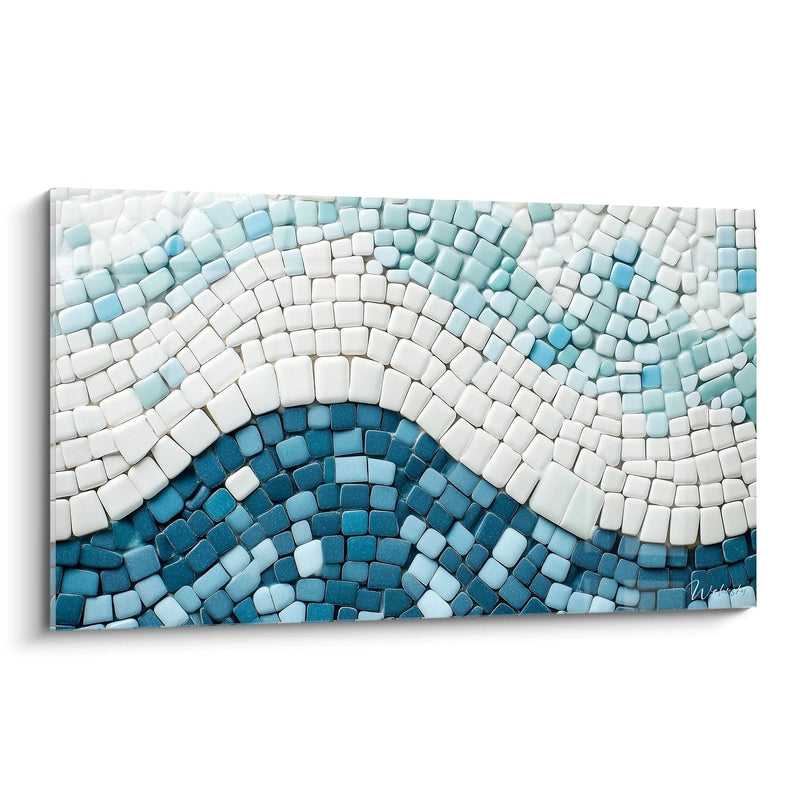 Fluss-Wandbild Keramik - Mosaik-Ausgabe