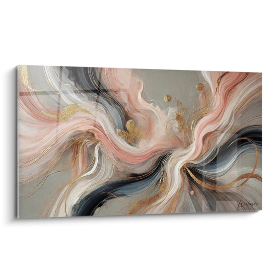 Tableau Flots de Soie - Édition Acrylique Abstrait