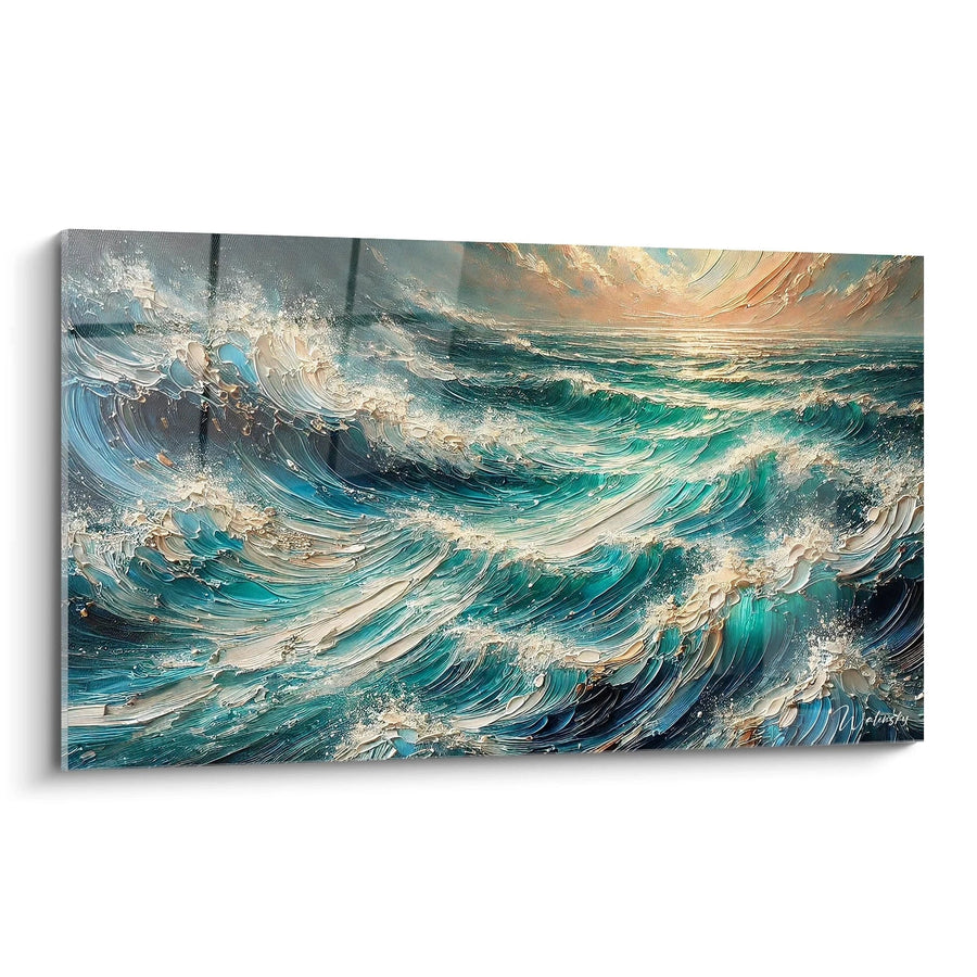 Cuadro Flujos Indómitos - Edición Mar Paisaje