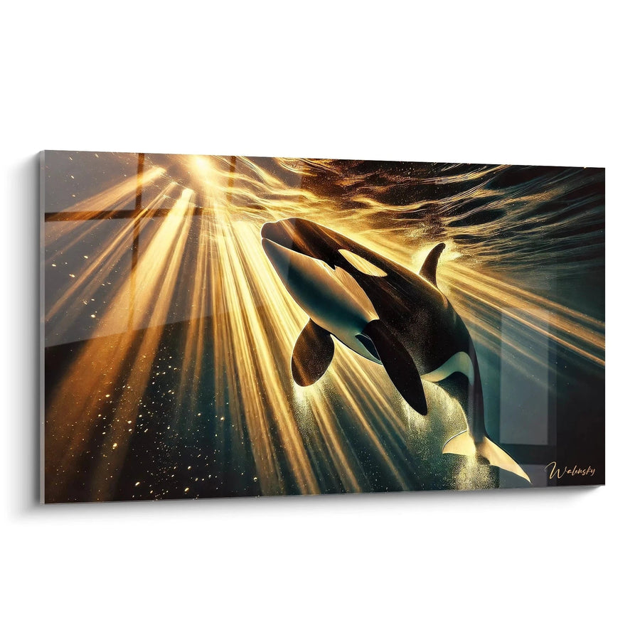 Cuadro Fluido y Luminoso - Edición Orka Animales