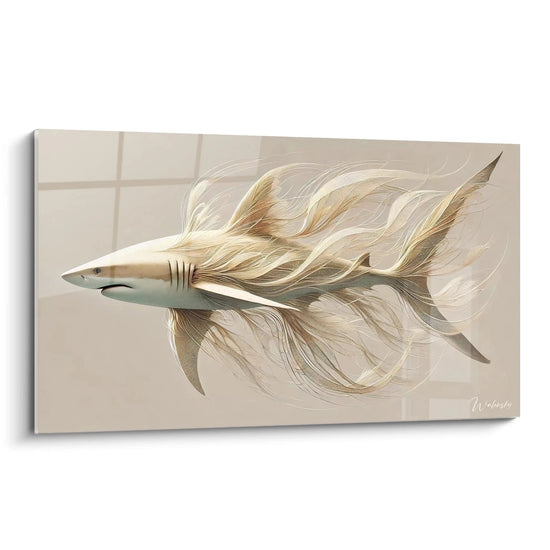 Cuadro Fluido Salvaje - Edición Tiburón Animales