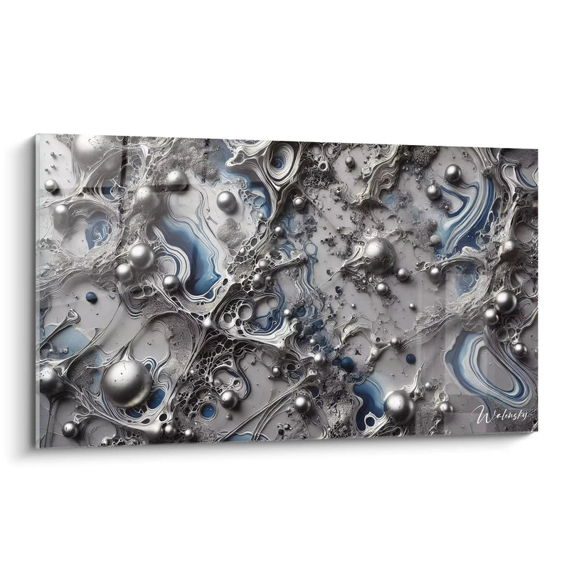 Tableau Flux d'Acier - Edition Style Epoxy