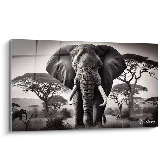 Silent Strength Wall Art - Black & White Edition