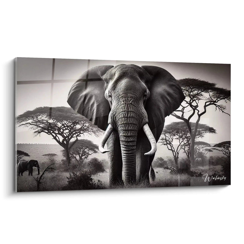 Silent Strength Wall Art - Black & White Edition