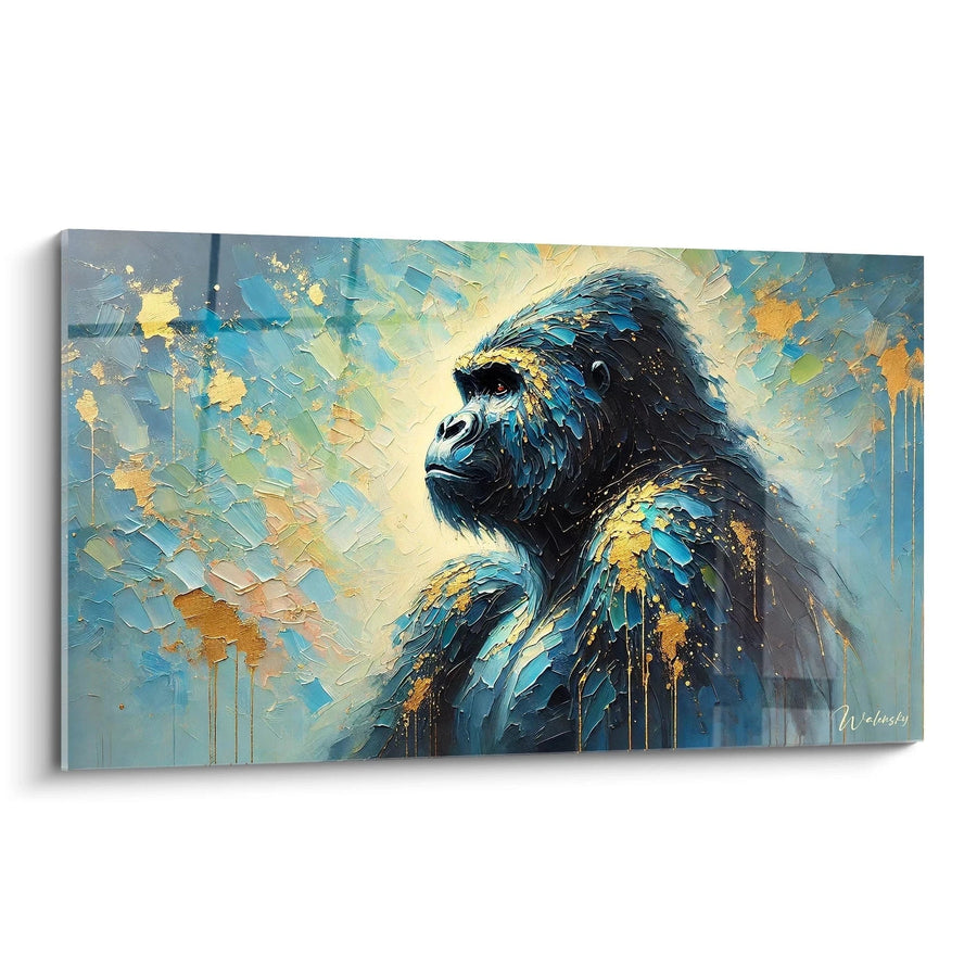 Cuadro Fuerza Tranquila - Edición Gorila Animales