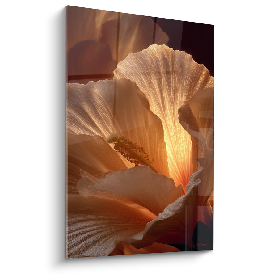 Tableau Formation Rocheuse aux Tons Dorés et Orange - Canyon Lumineux - Edition Feng shui Sud-Ouest Terre