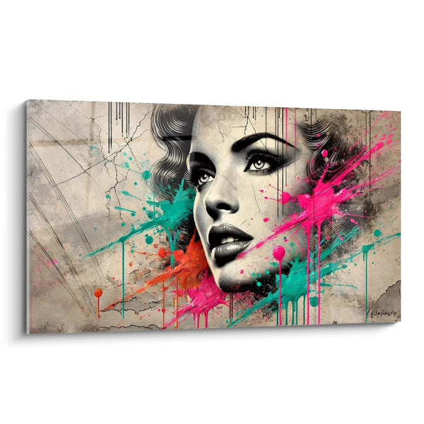 Schilderij Identiteitsfragmenten - Graffiti Street Art Editie