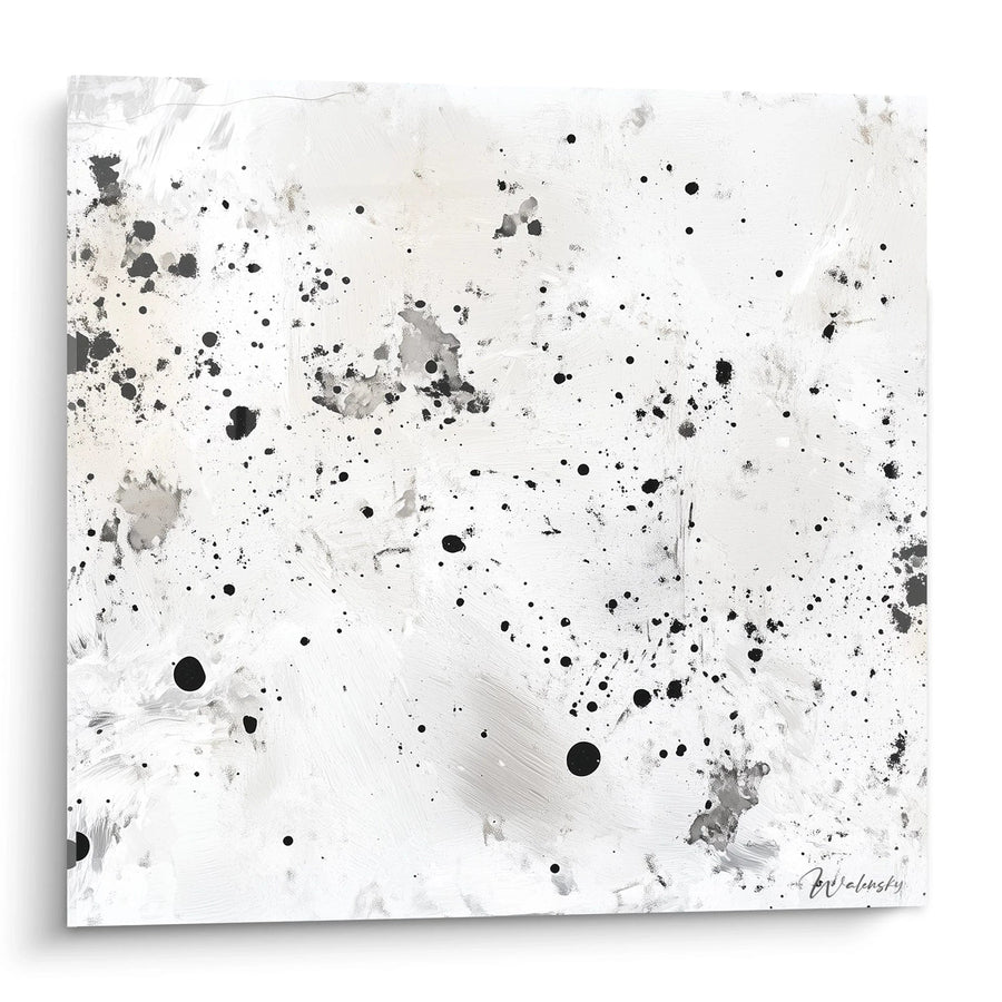 Tableau Fragments Étoilés - édition tacheté noir et blanc