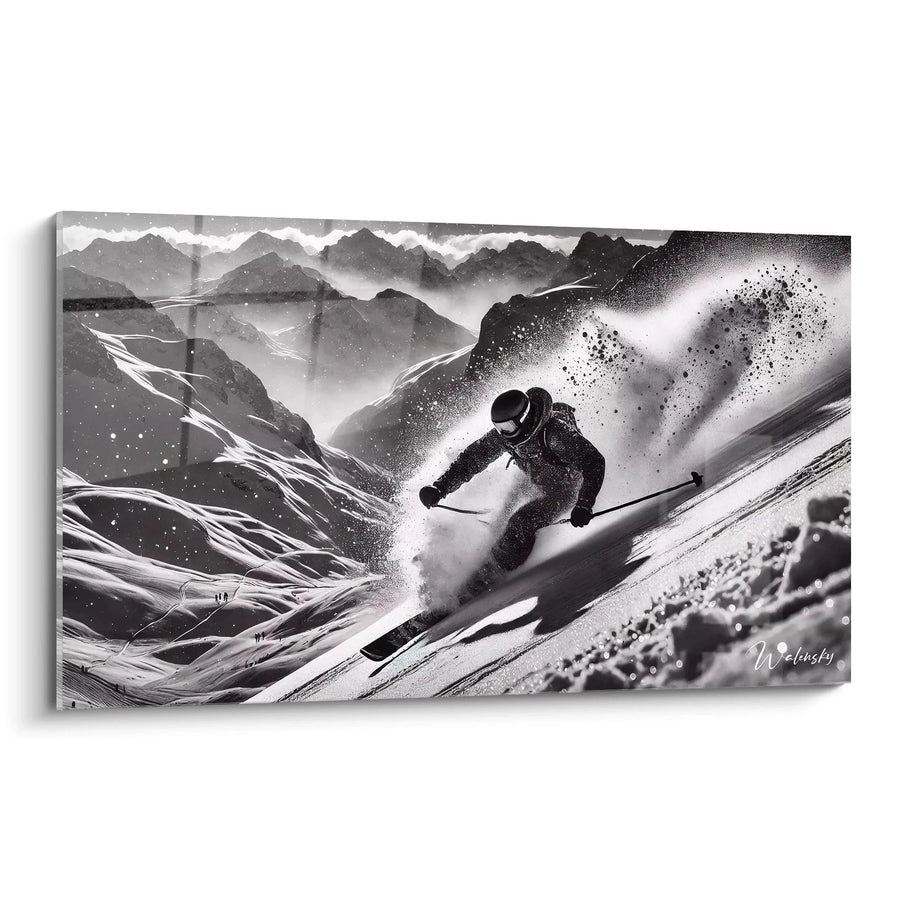 Cuadro Escarcha Blanca - Edición Blanco y Negro