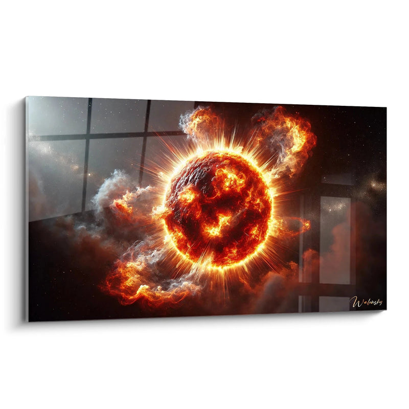 The Solar Fury Painting - Sun Space Edition
