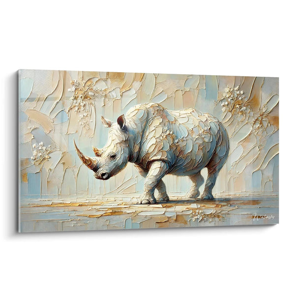 Cuadro Guardián de la Tierra - Edición Rinoceronte Animales
