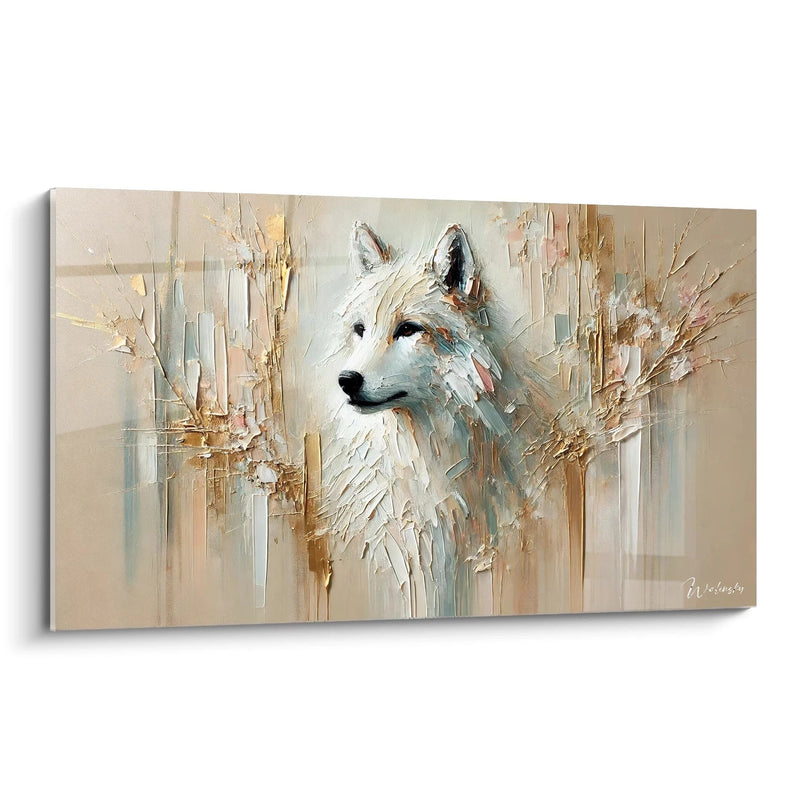 Dawn Guardian Painting - Wildlife Wolf Edition