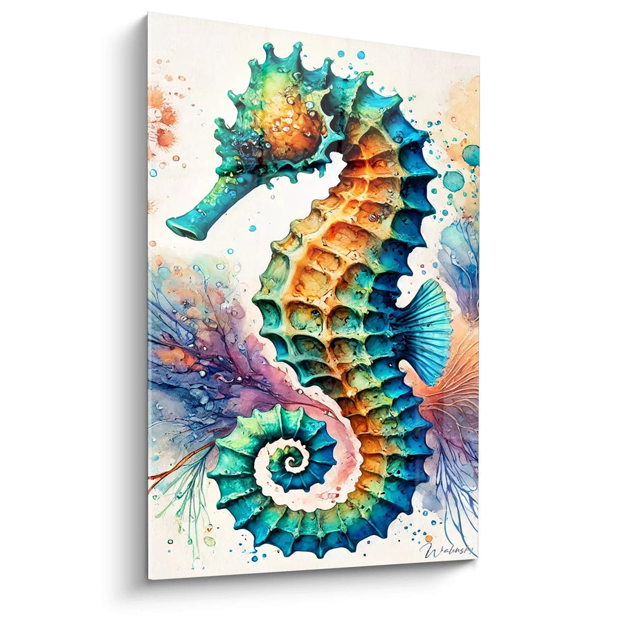 Cuadro Guardián de los Arrecifes - Edición Hippocampus Animales