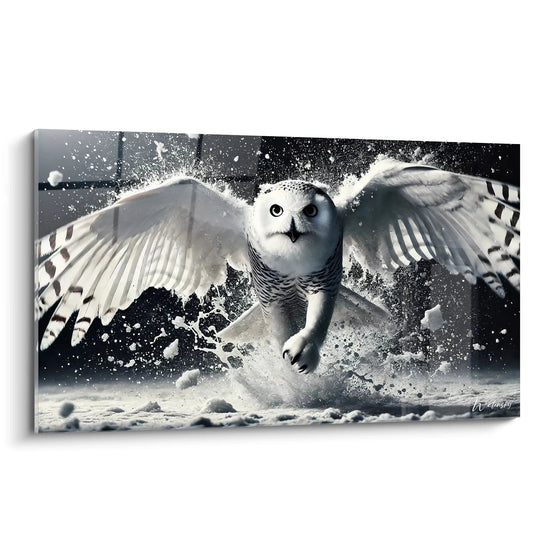 Cuadro Guardiana del Invierno - Edición Búho Animales