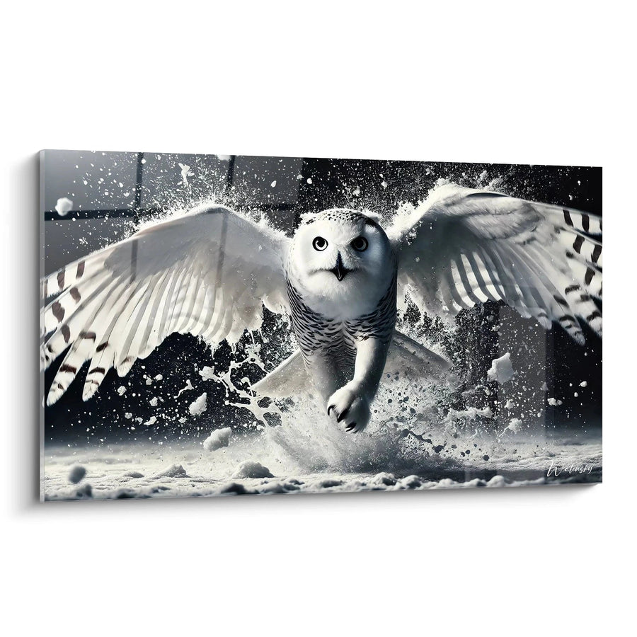 Cuadro Guardiana del Invierno - Edición Búho Animales