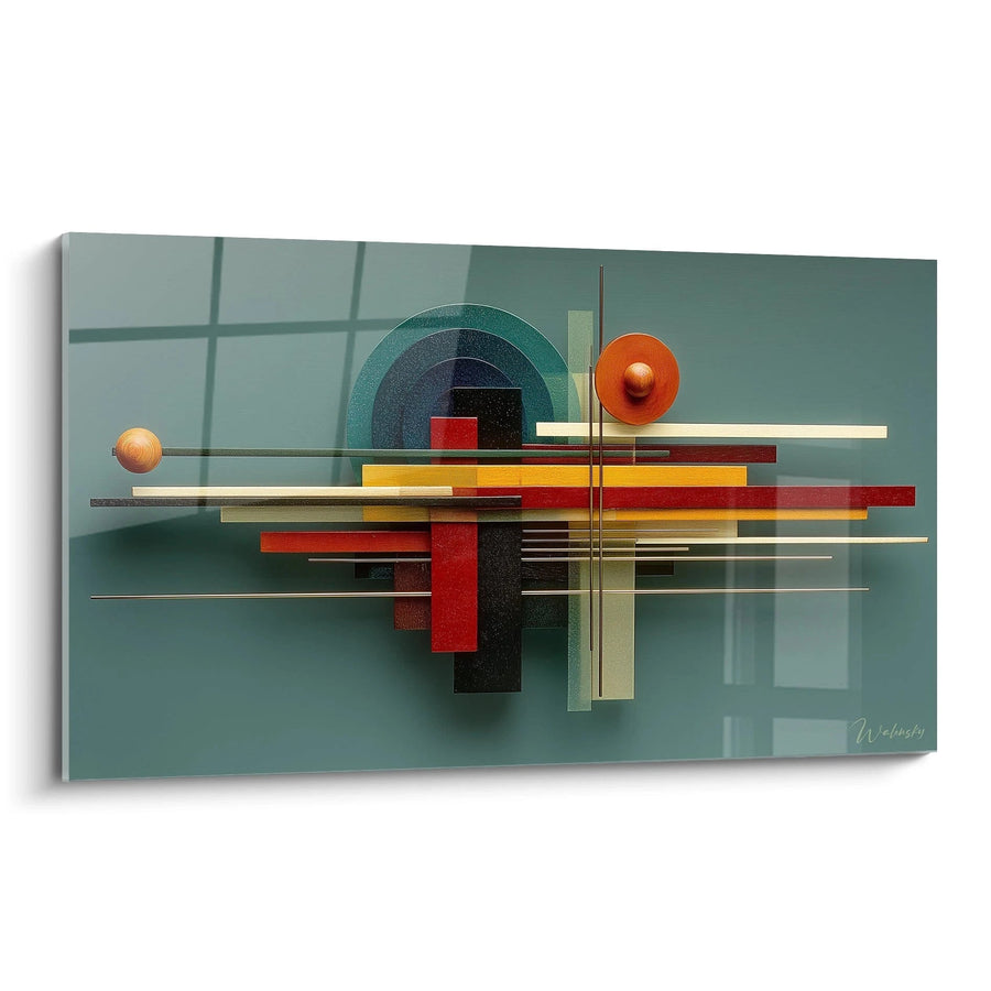 Tableau géométrie Tension Spatiale - édition Bauhaus