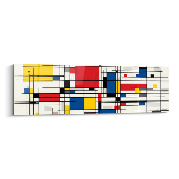 Cuadro composición geométrica - Armonía Mondrian - edición geométrica abstracto