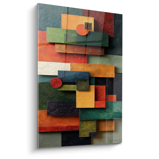Cuadro Geométrico Fusion Modular - edición Bauhaus