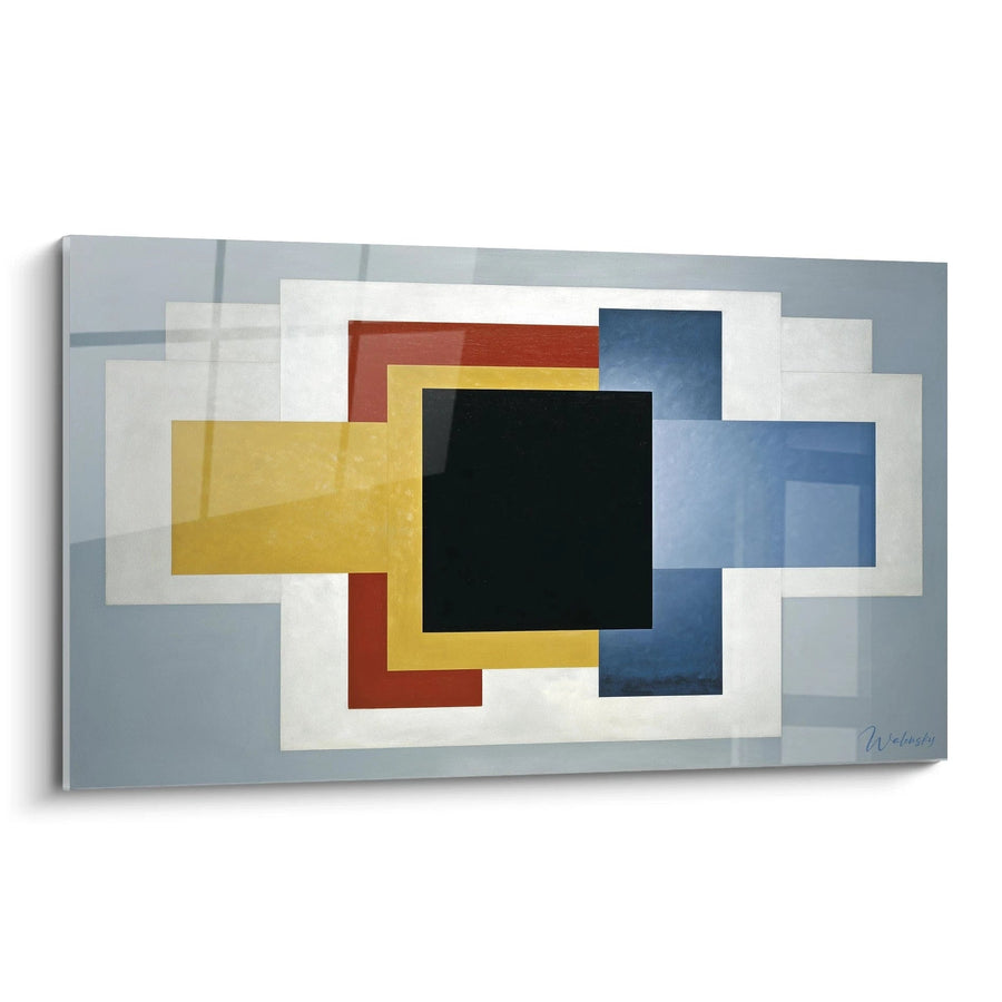 Tableau Géométrique Progrès Technique - édition Constructivisme