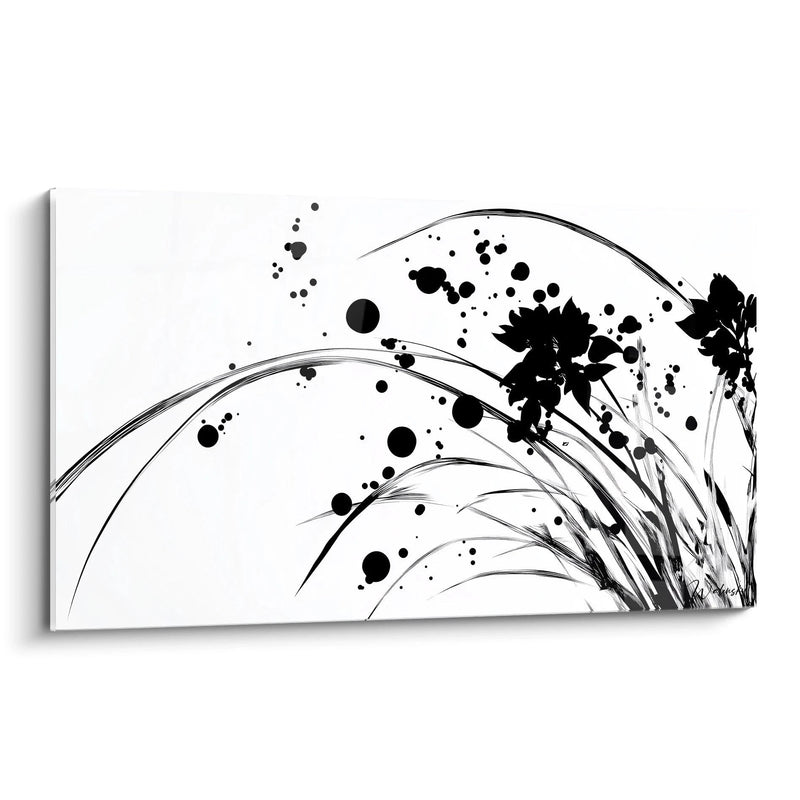 Tableau Gerbes Printanières - édition tacheté noir et blanc