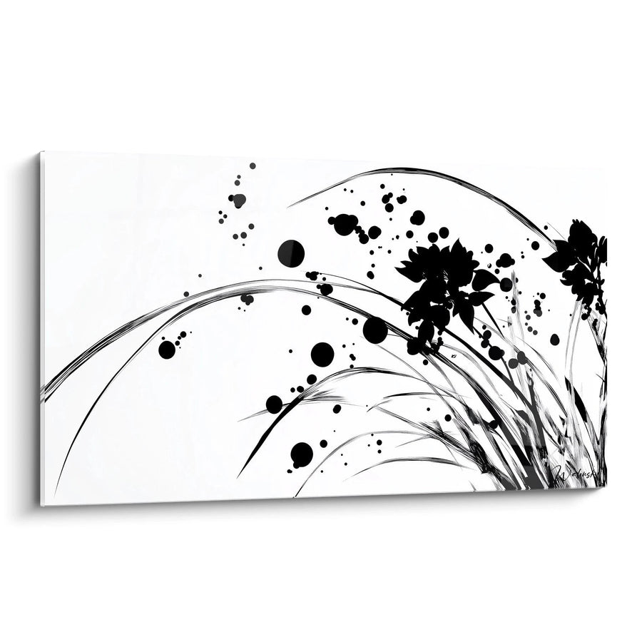 Tableau Gerbes Printanières - édition tacheté noir et blanc