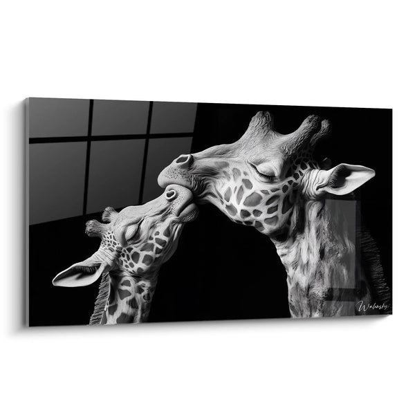 Giraffe Heartstrings Wall Art - Giraffe Edition