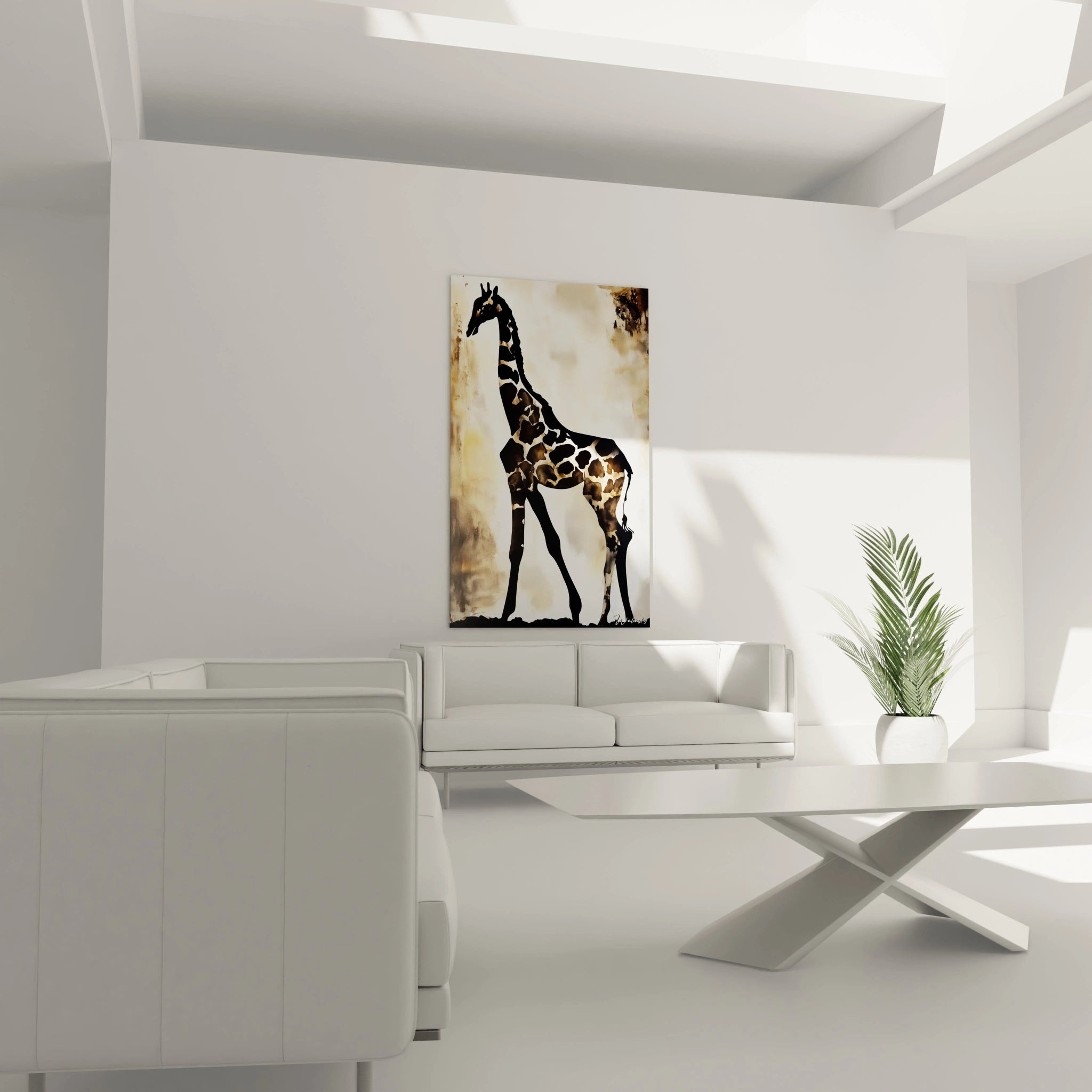 Tableau girafe Walensky idéal pour décorer un intérieur moderne avec une touche artistique