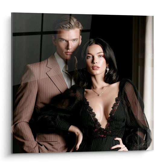 Tableau Glamour Couple - Distinction Moderne - édition beauté masculine