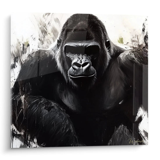 Schilderij Gorilla reuzenhart - gorilla editie