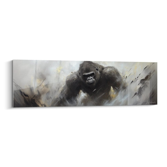 Schilderij Gorilla Stille Kracht - gorilla-editie
