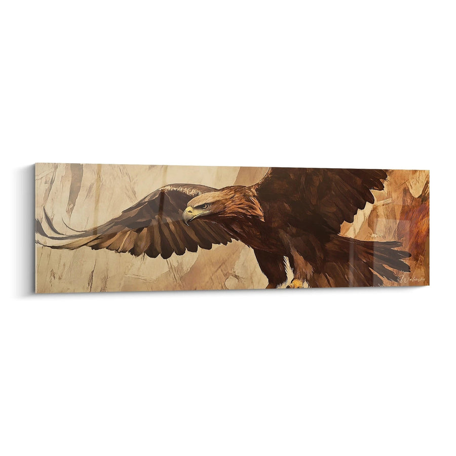 Tableau Grâce Aérienne Ambrée - édition aigle