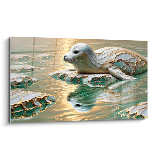 Graceful Sea Canvas - Seal Animals Edition