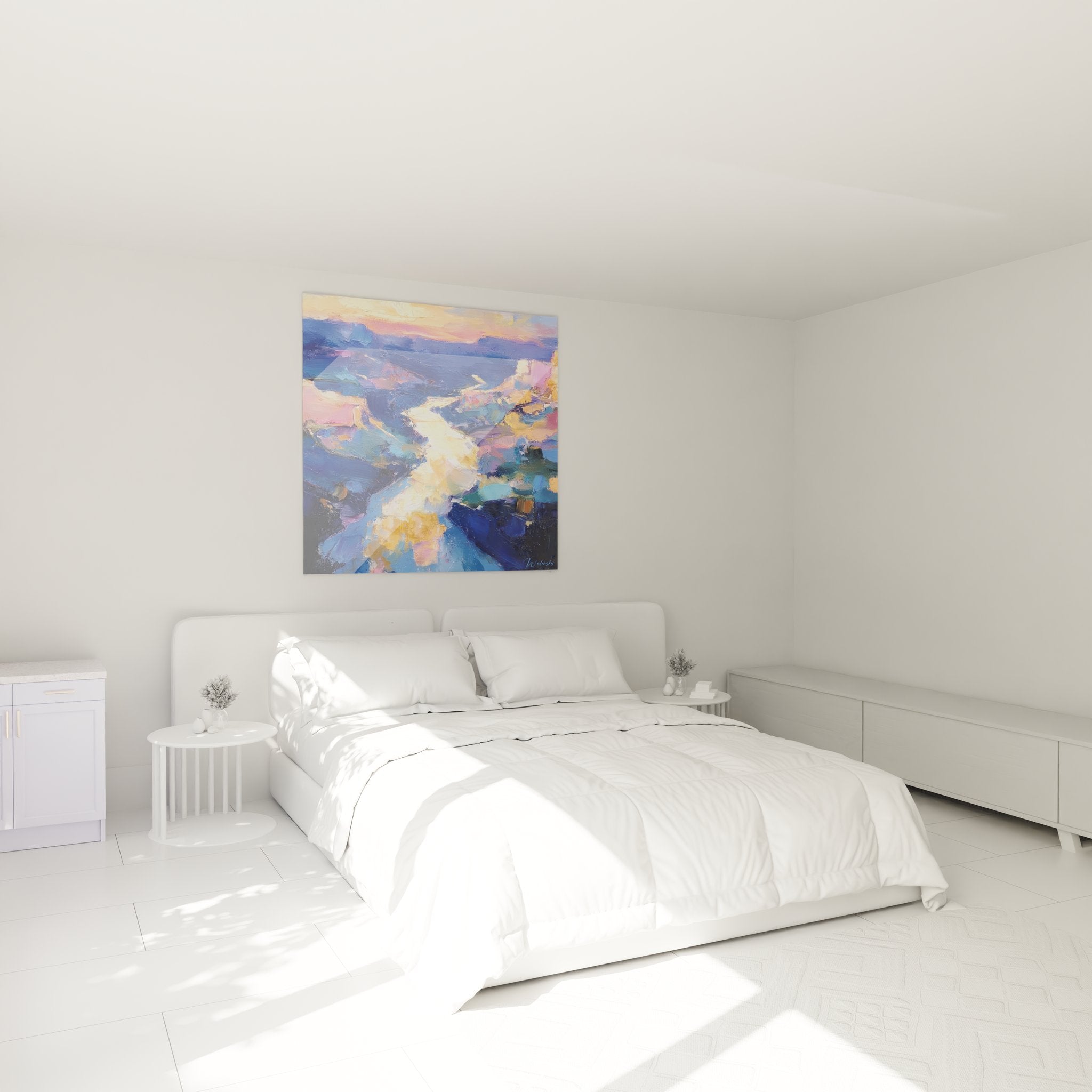Tableau mural Grand Canyon ambiance chambre décoration paysage canyon couleurs apaisantes