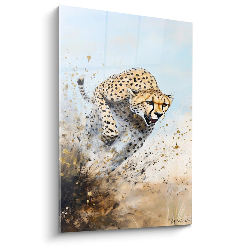 Cheetah Master of the Plains Painting - Cheetah Edition