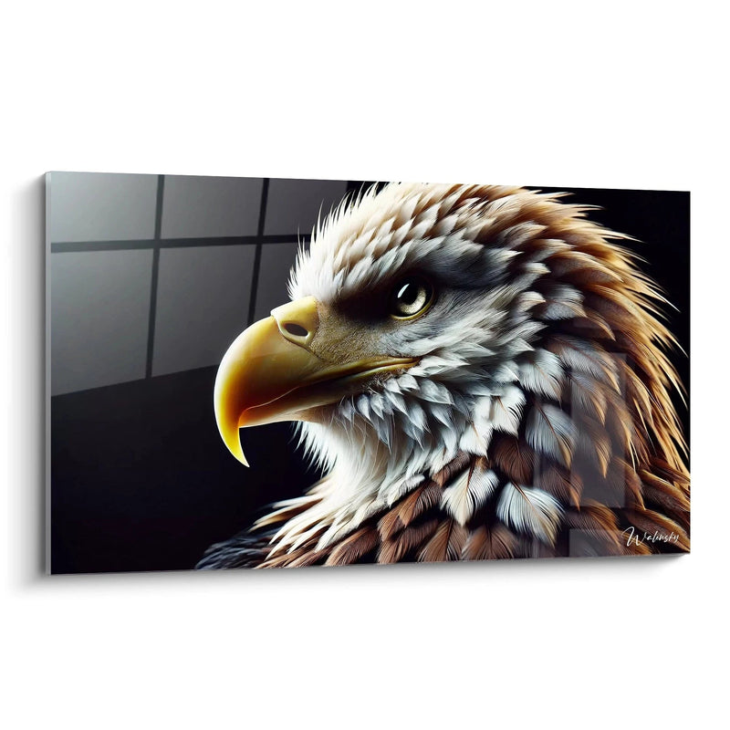 Silent Watcher Canvas - Eagle Animals Edition