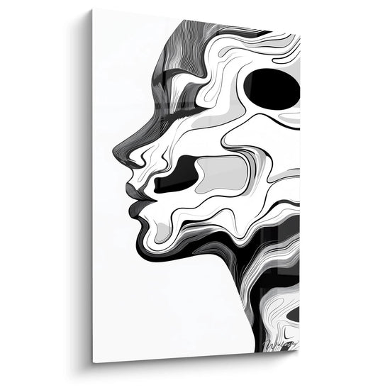 Tableau Harmonie Humaine -Édition Noir et Blanc