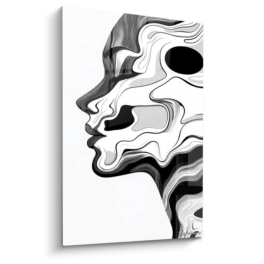Tableau Harmonie Humaine -Édition Noir et Blanc