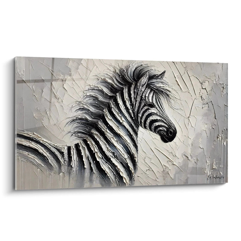 Striped Harmony Canvas - Zebra Animals Edition