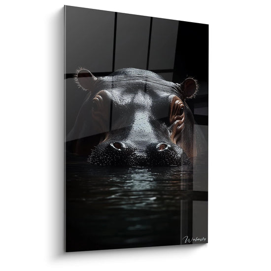 Tableau hippopotame N°1 - Edition Animaux
