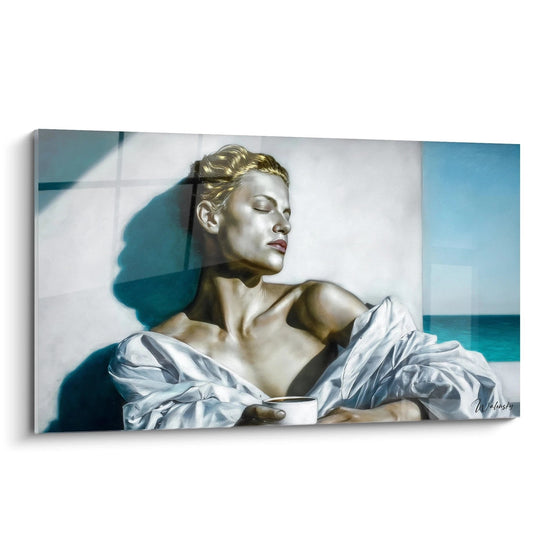 Quadro Uomo Calore Mattutino - edizione iperrealismo