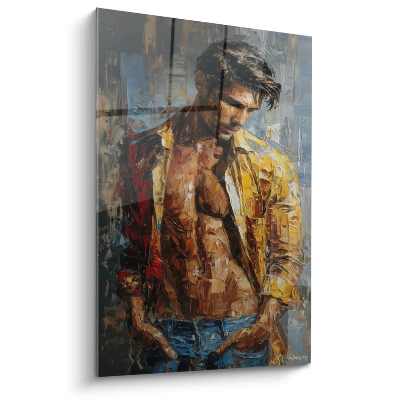Tableau Homme Moderne - Élégance Méditerranéenne - édition beauté masculine
