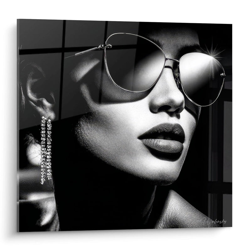 Fashion Icon Painting - Dramatic Light - Fashion Accessories Edition