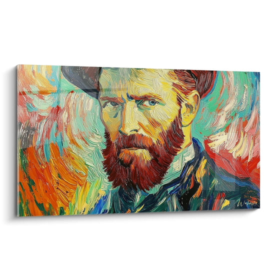 Gemälde inspiriert von Selbstporträt von Vincent Van Gogh Nr. 2 – Hommage an Berühmte Künstler