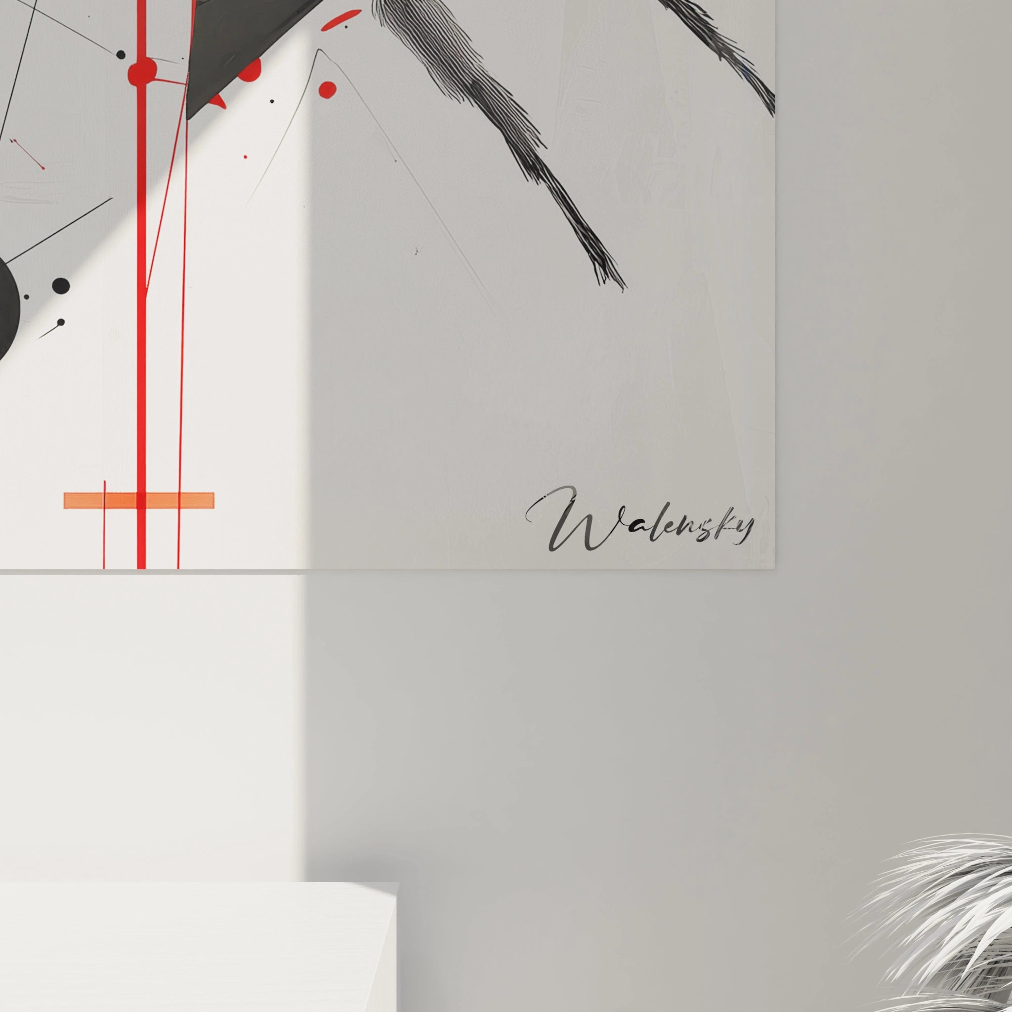Tableau inspiré par Coccinelle de Sonia Delaunay N°1 – Hommage Artiste Célèbre - Walensky